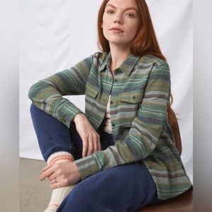 United By Blue The Responsible Flannel XL Extra Large in color Pine